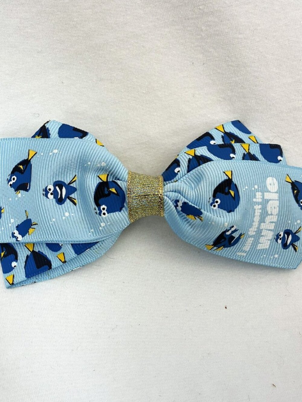 Finding Dory "I Am Fluent In Whale" Disney Clip-on Hair Bow